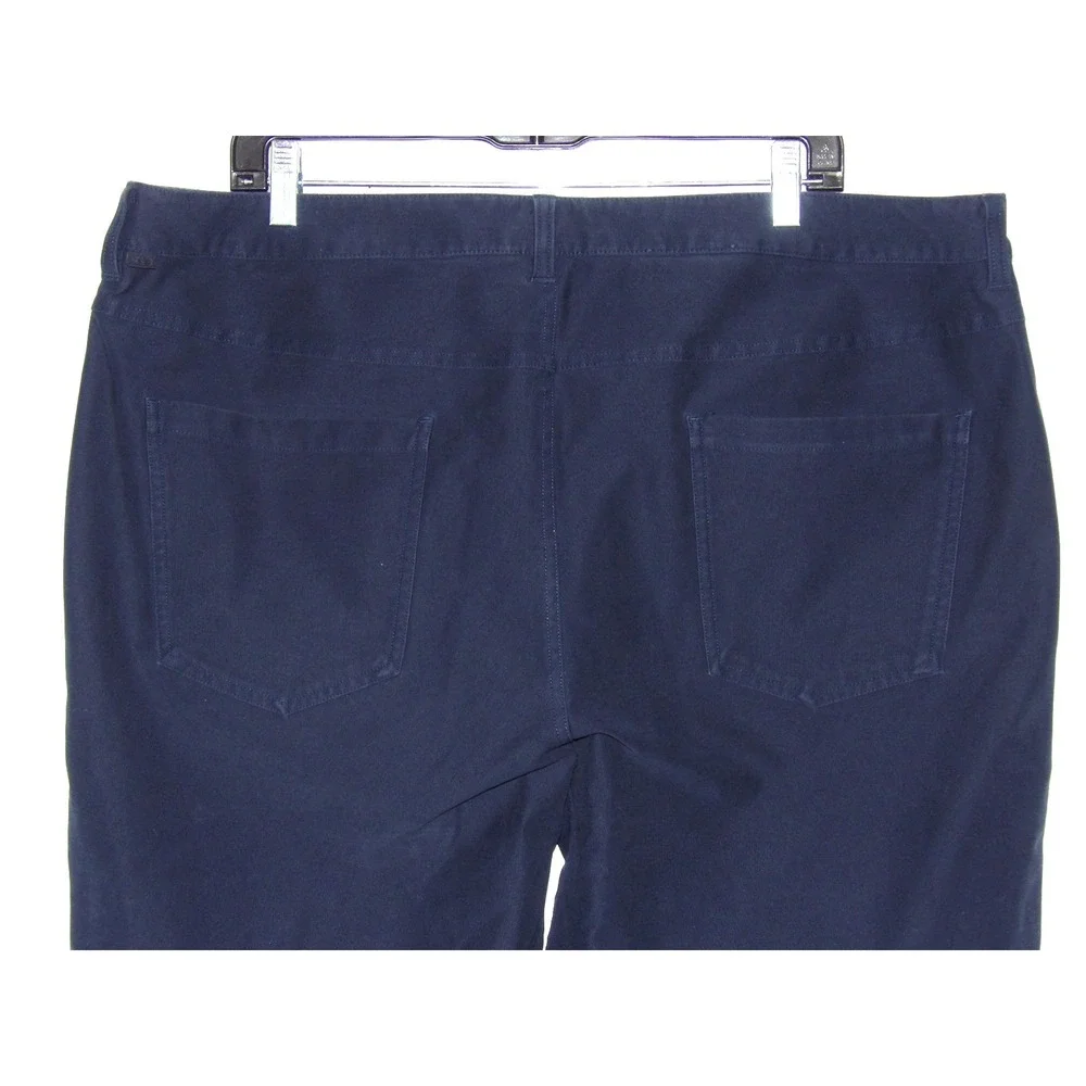 Lululemon Nav Blue Straight Leg Knit 5‎ Pocket Chino Pants Men's 40 X 28